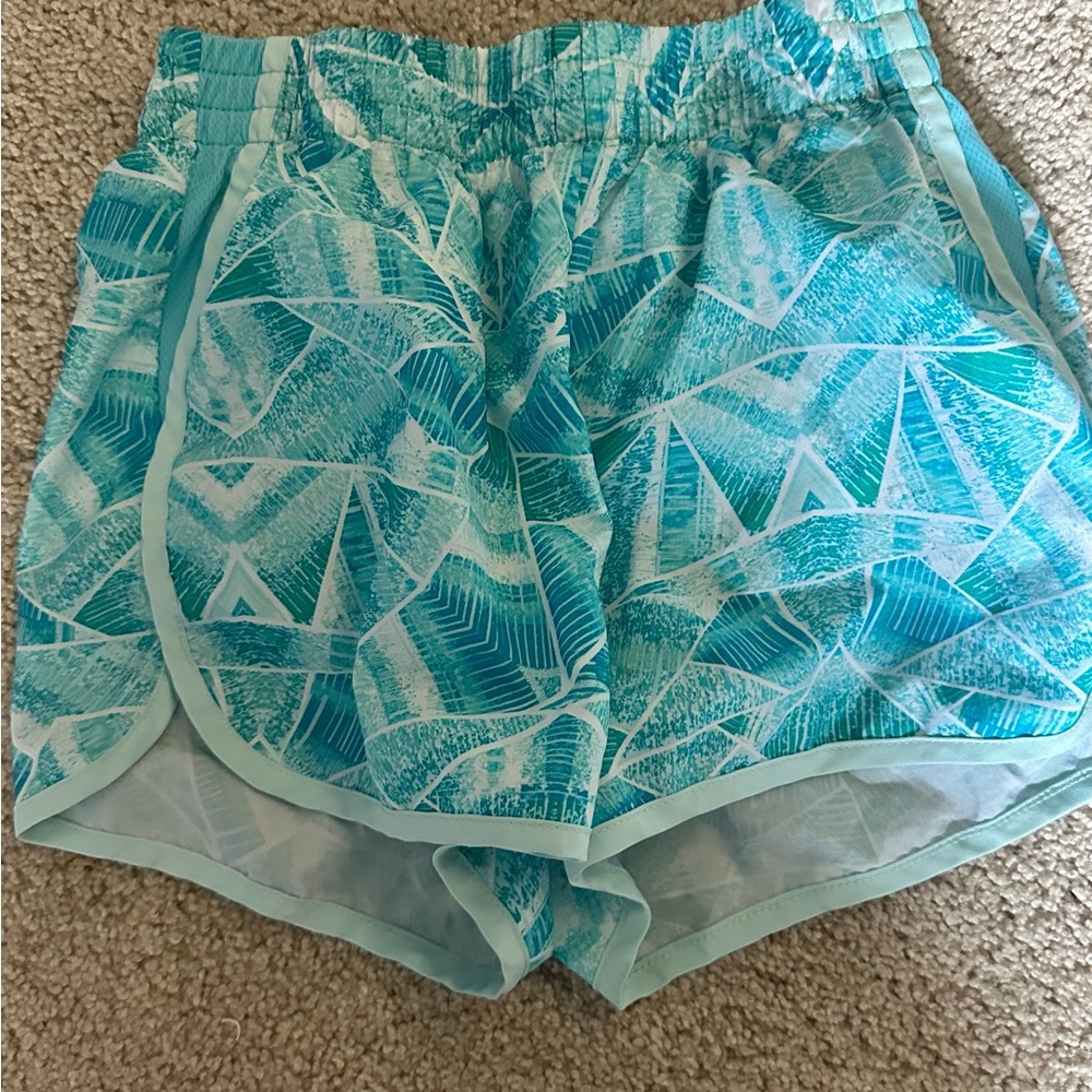 Champion girls turquoise athletic all sport shorts size medium 7-8
